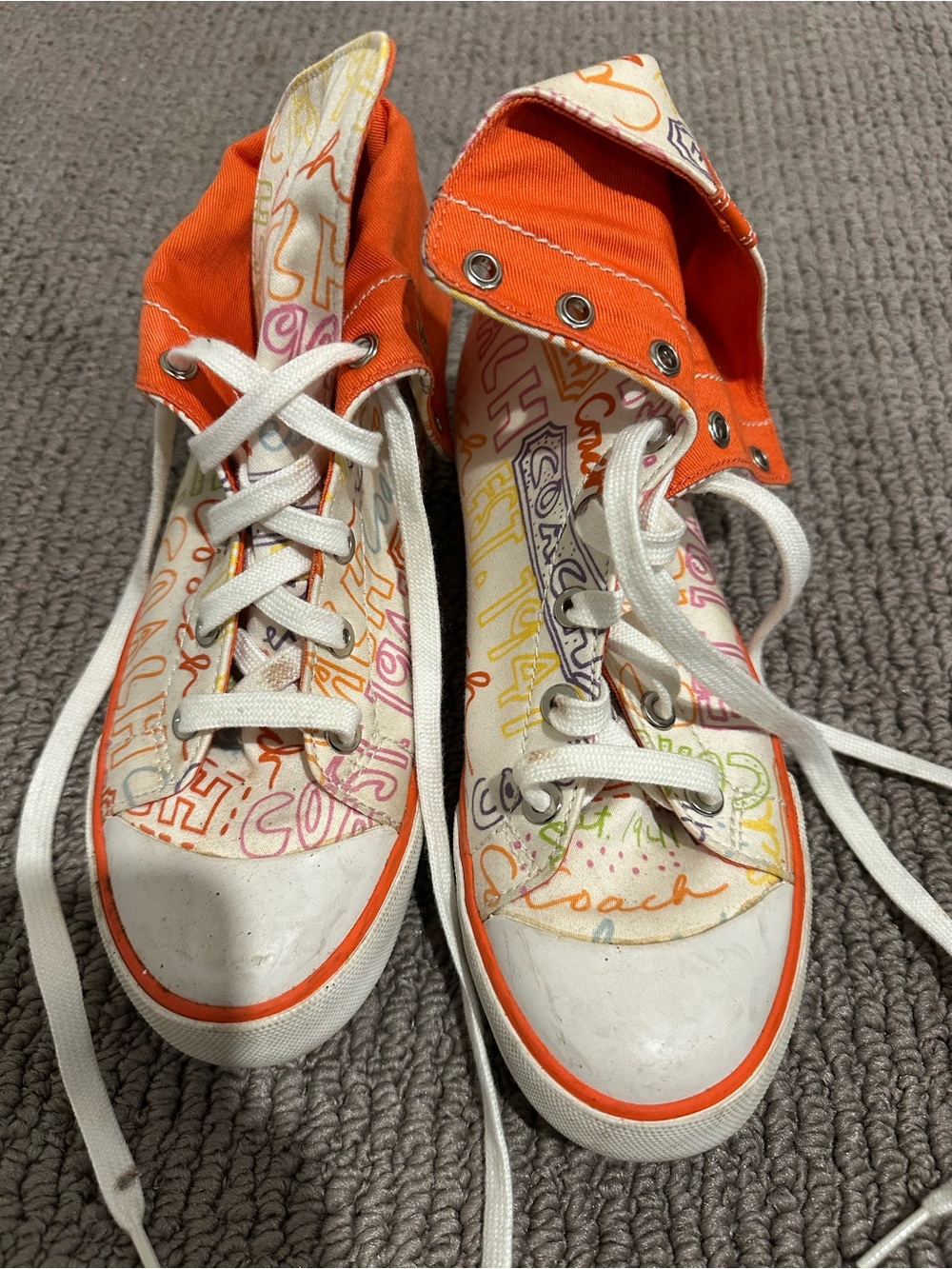 Y2K Coach Hightop Sneakers